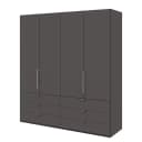 Falttürenschrank II 200 x 216cm Braun/Havanna | Braun