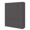 Falttürenschrank II 200 x 236cm Braun/Havanna | Braun