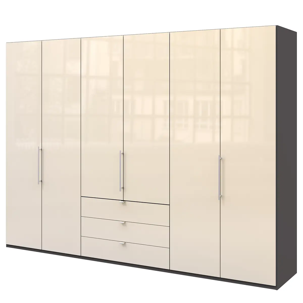 Falttürenschrank III | Braun