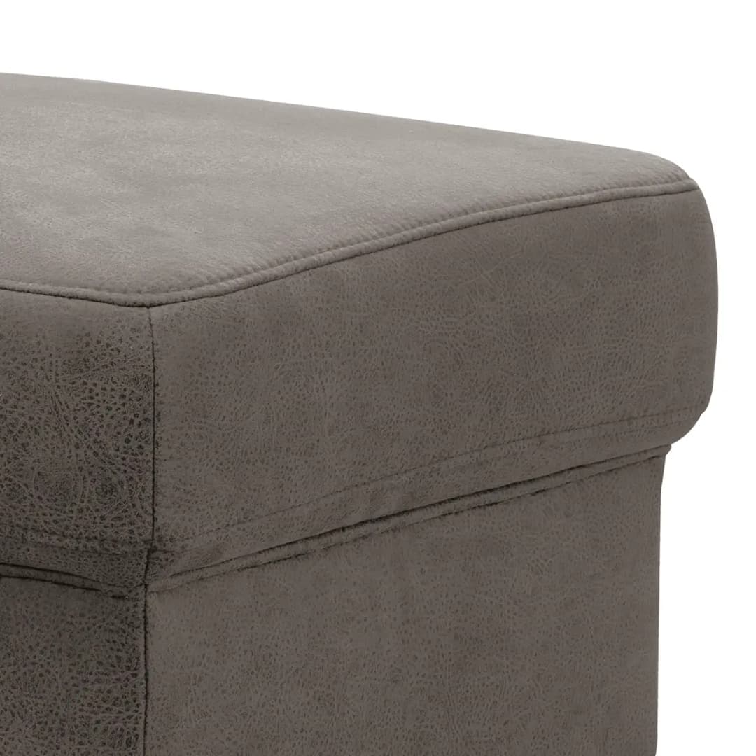 Polsterhocker Vignols | Grau