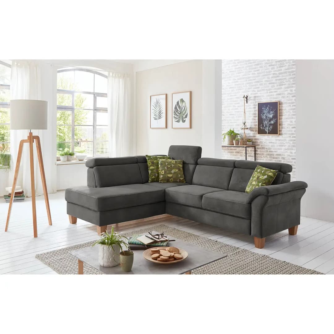 Ecksofa Vignols | Grau