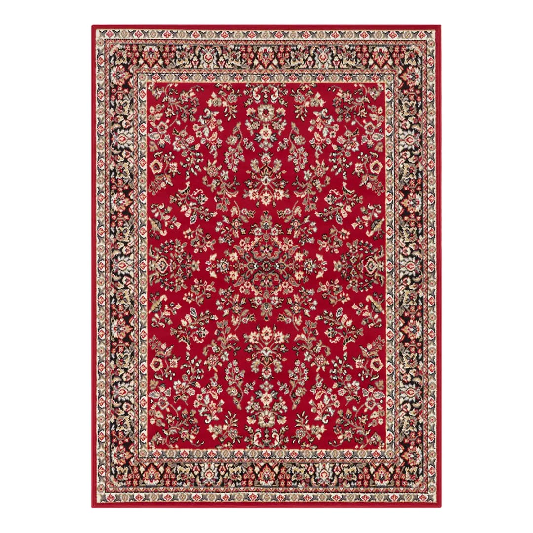 Kurzflorteppich Cublize I Rot/Rot 160 x 220cm Webstoff | Rot