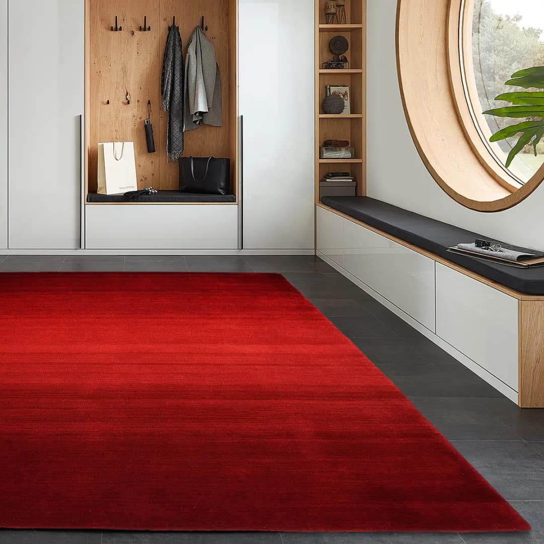 Wollteppich Wool Star | Rot