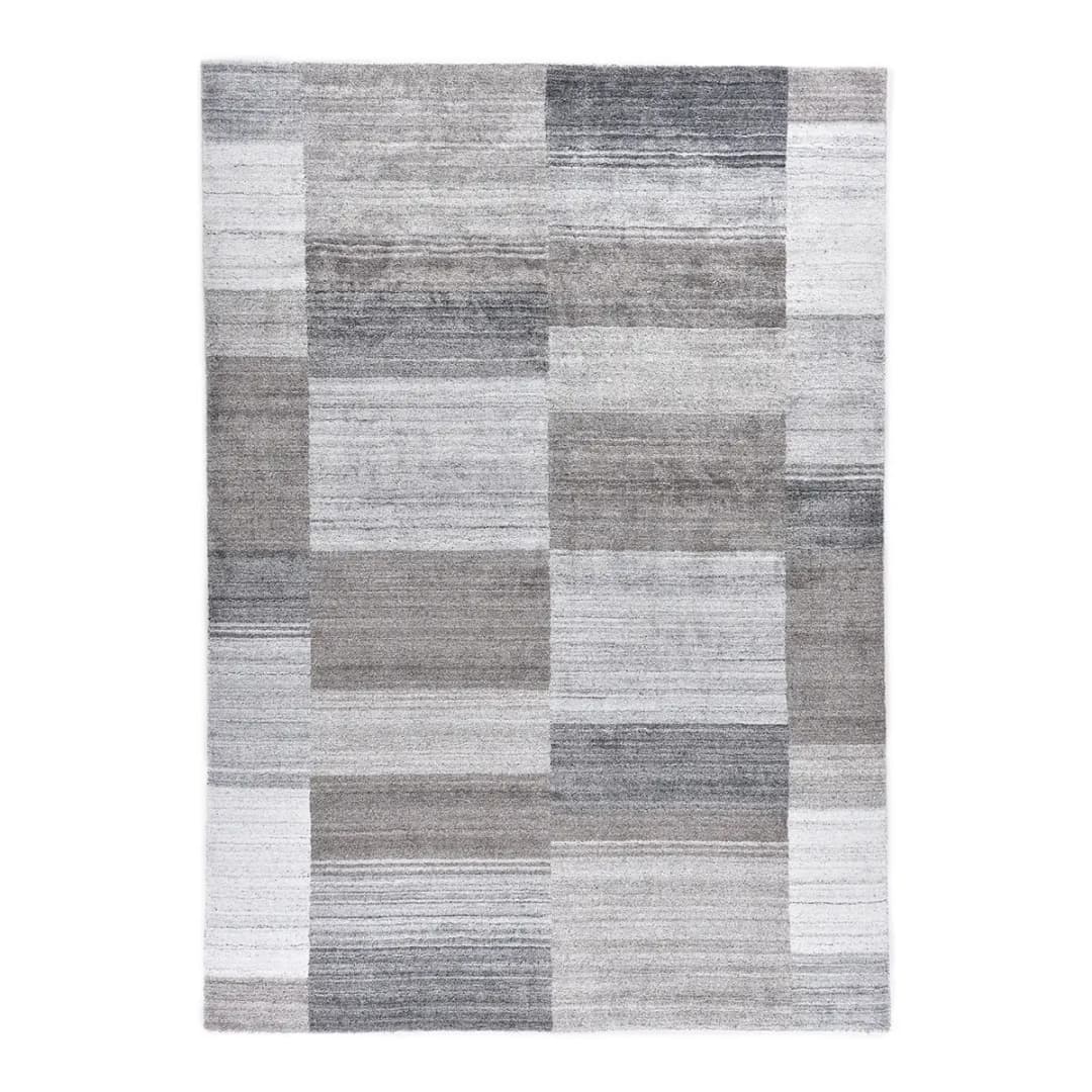 Kurzflorteppich Venice Camel Multi Grau 70 x 140cm | Mehrfarbig