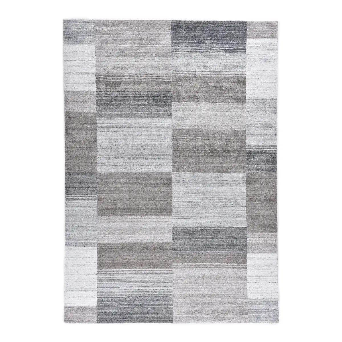 Kurzflorteppich Venice Camel Multi Grau 70 x 140cm | Mehrfarbig