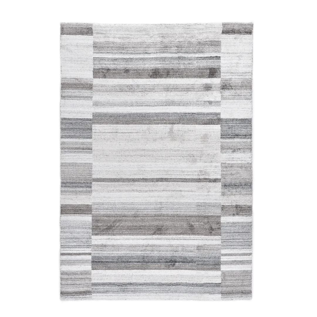 Kurzflorteppich Venice Grau 70 x 140cm | Grau