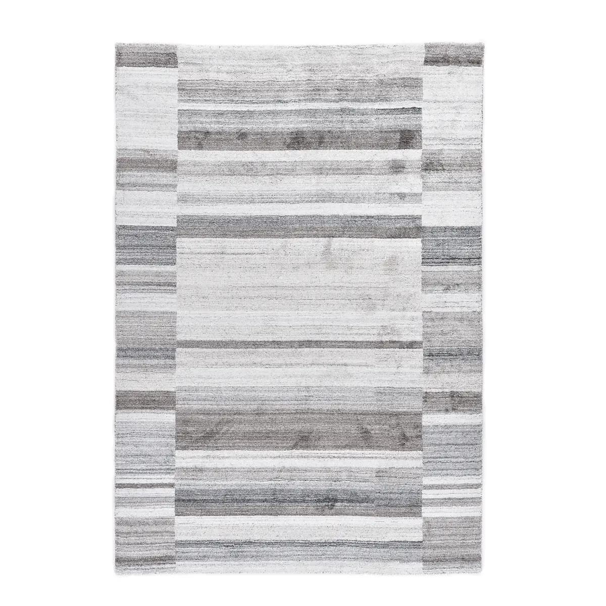 Kurzflorteppich Venice Grau 70 x 140cm | Grau