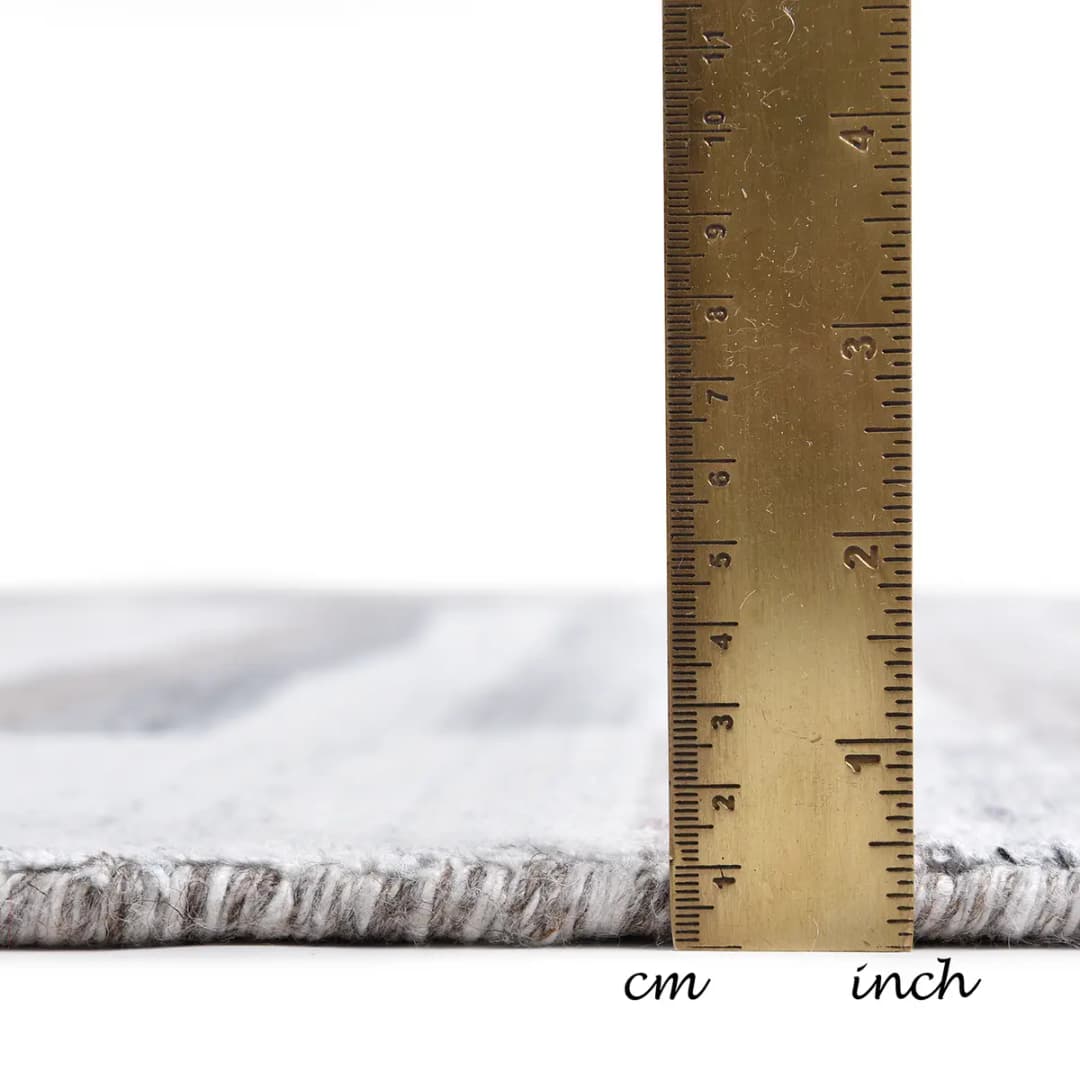 Kurzflorteppich Venice Grau 70 x 140cm | Grau