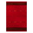Kurzflorteppich Lori Star I Rot/Rot 90 x 160cm | Rot