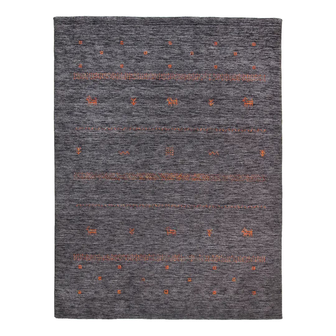 Kurzflorteppich Nebraska Grau 120 x 180cm | Grau
