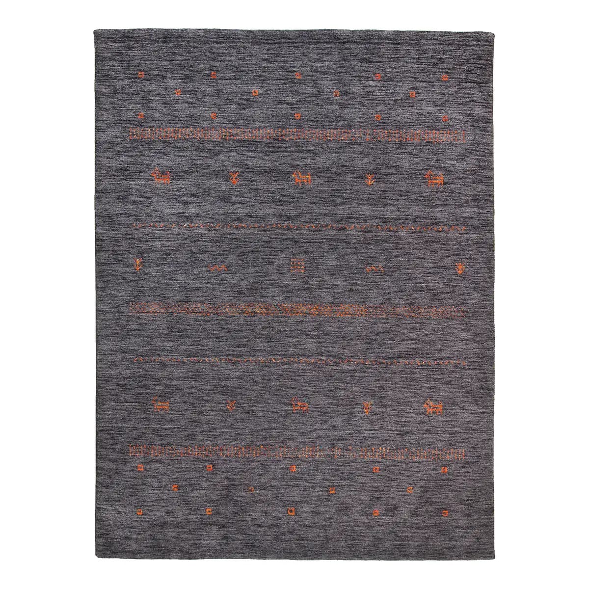 Kurzflorteppich Nebraska Grau 120 x 180cm | Grau