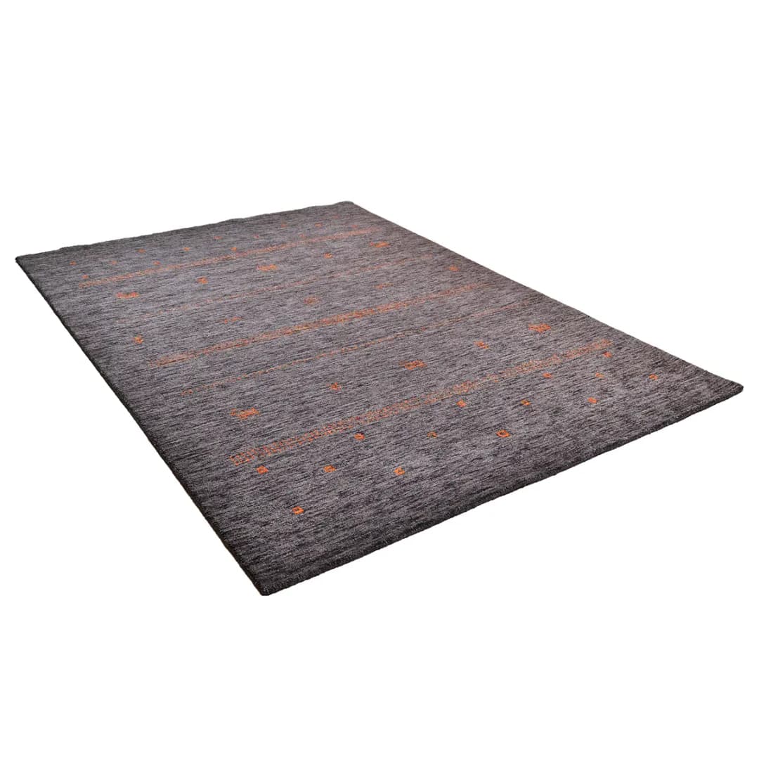 Kurzflorteppich Nebraska Grau 120 x 180cm | Grau