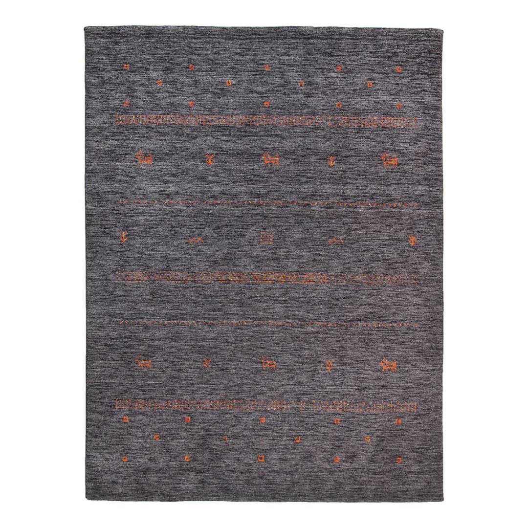Kurzflorteppich Nebraska Grau 70 x 140cm | Grau