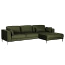 Ecksofa Cori | Grün