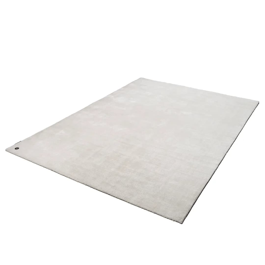 Kurzflorteppich Shine Weiß/Weiß 140 x 200cm | Weiß