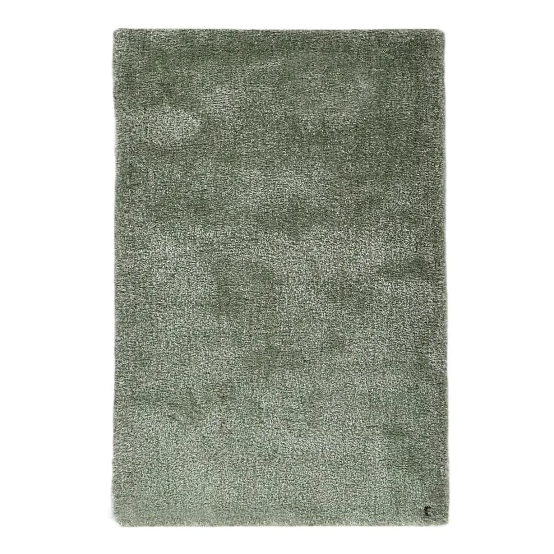 Hochflorteppich Soft I 85 x 155cm Grün/Grün | Grün