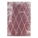 Fine Lines Teppich | Rosa