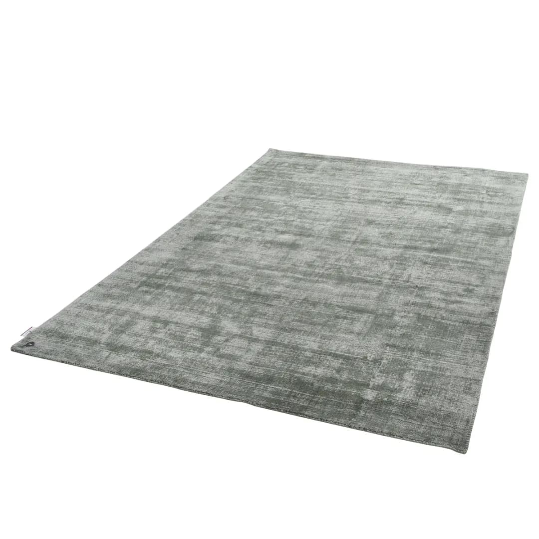 Kurzflorteppich Shine Grün/Olivgrün 65 x 135cm | Grün