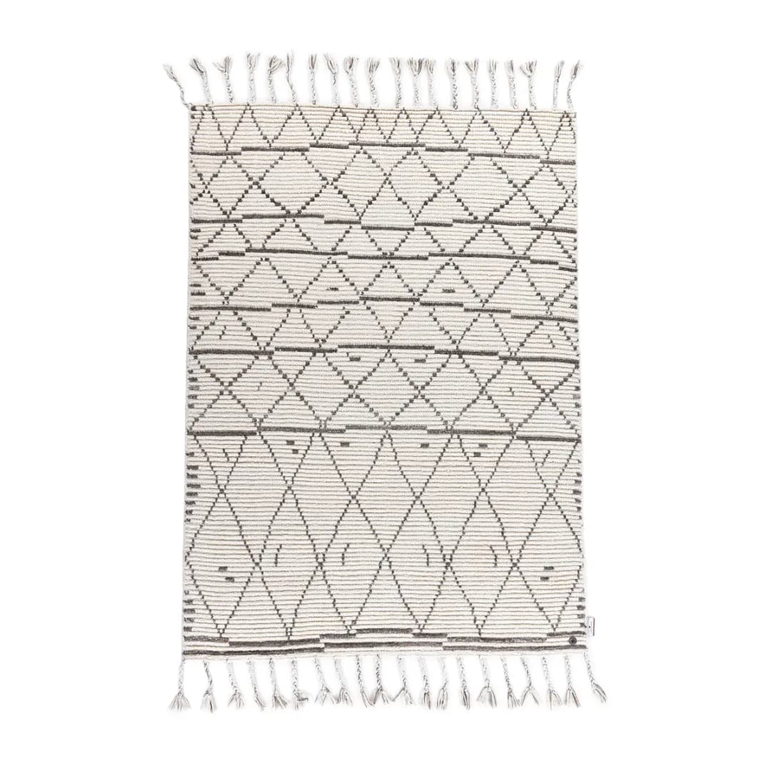 Wollteppich Vintage Nomad Beige 65 x 135cm | Beige