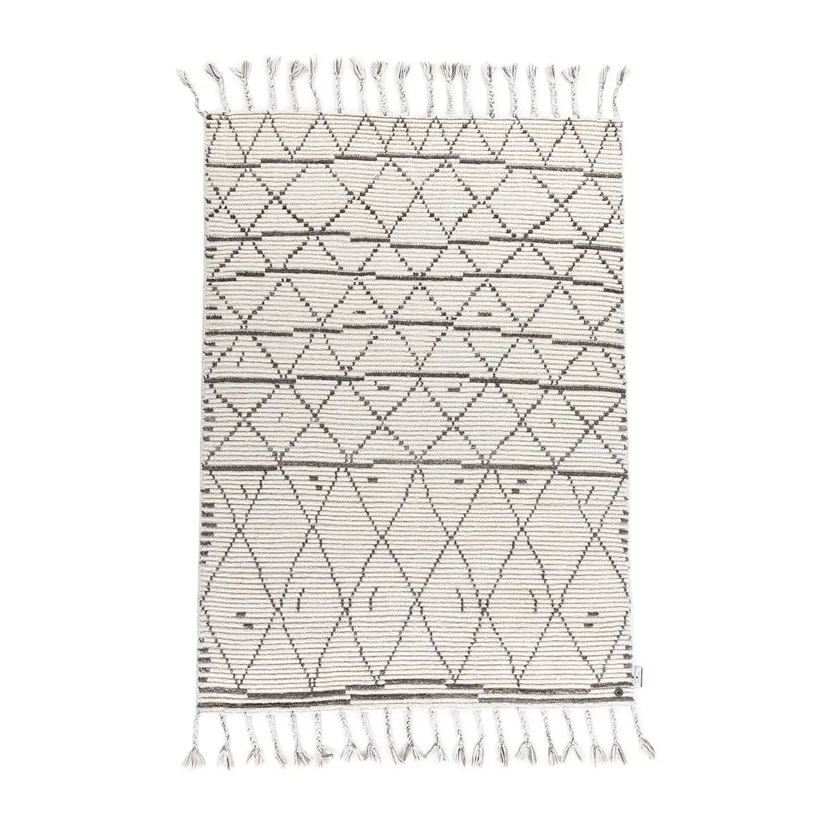 Wollteppich Vintage Nomad Beige 65 x 135cm | Beige