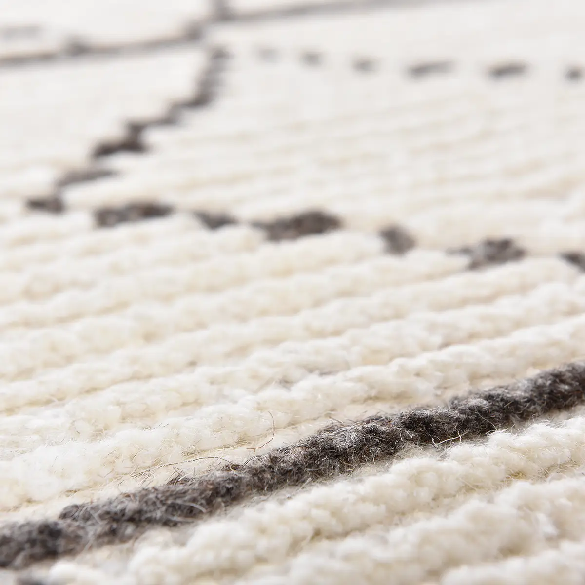 Wollteppich Vintage Nomad Beige 65 x 135cm | Beige
