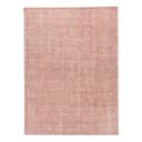 Wollteppich Groove I Pink/Rosa 85 x 155cm Mischgewebe | Rosa