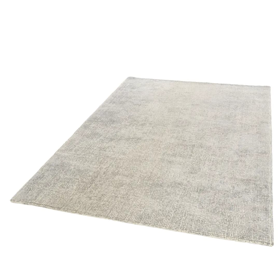 Wollteppich Groove I Silber/Silber 190 x 290cm Mischgewebe