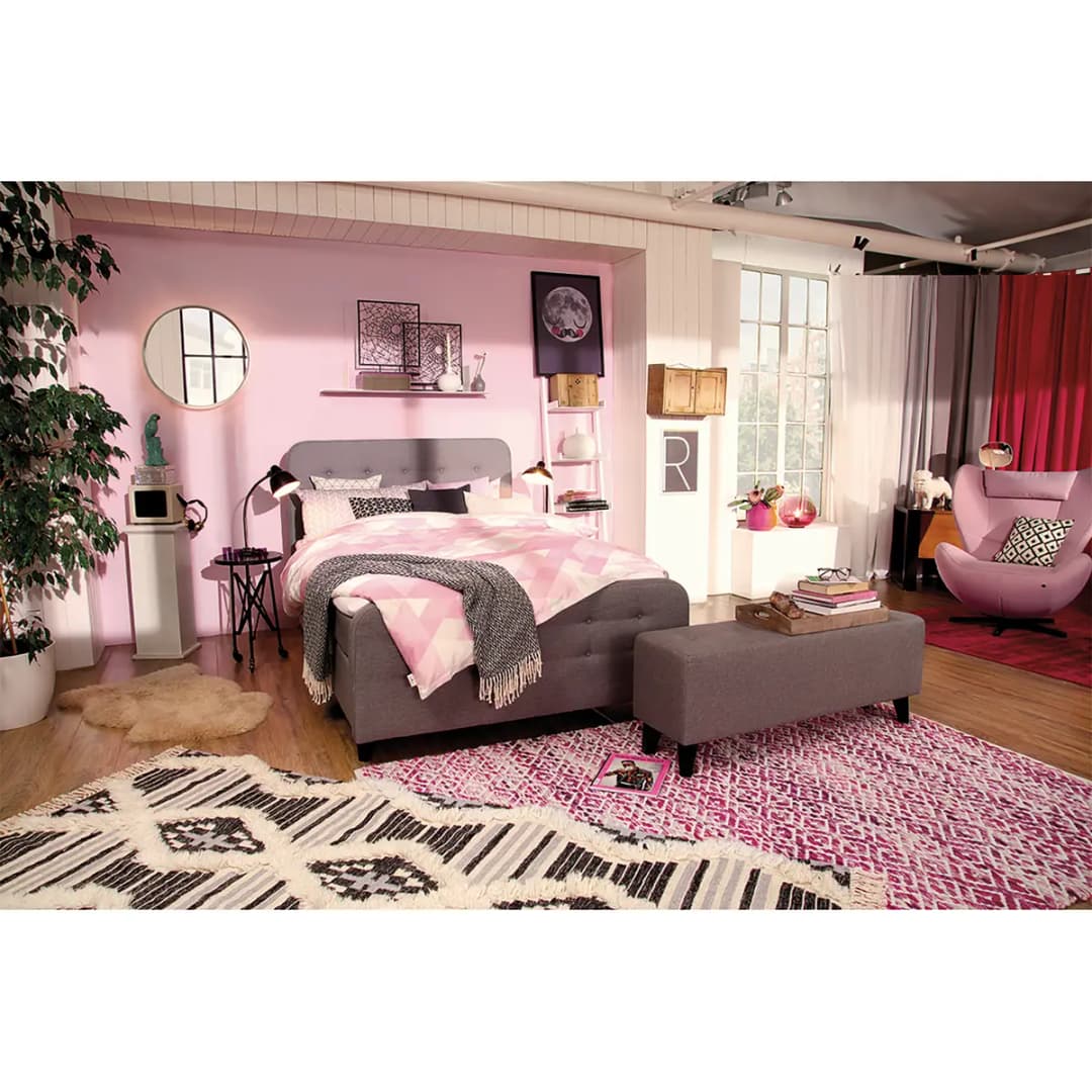 Wollteppich Smooth Comfort Diamond | Pink