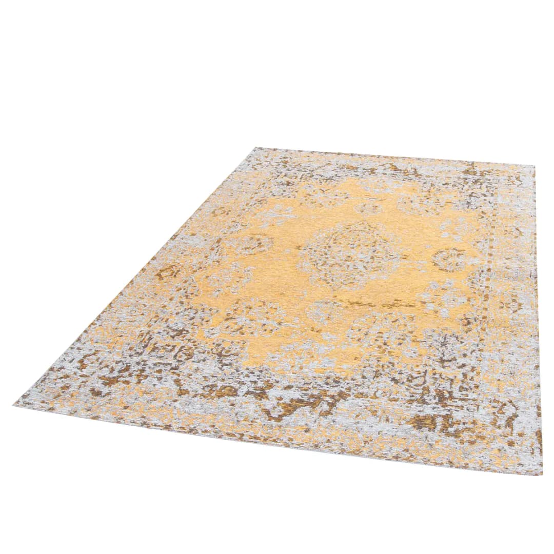 Läufer Funky Orient Kirman 60 x 230cm Gold/Gelb | Gelb
