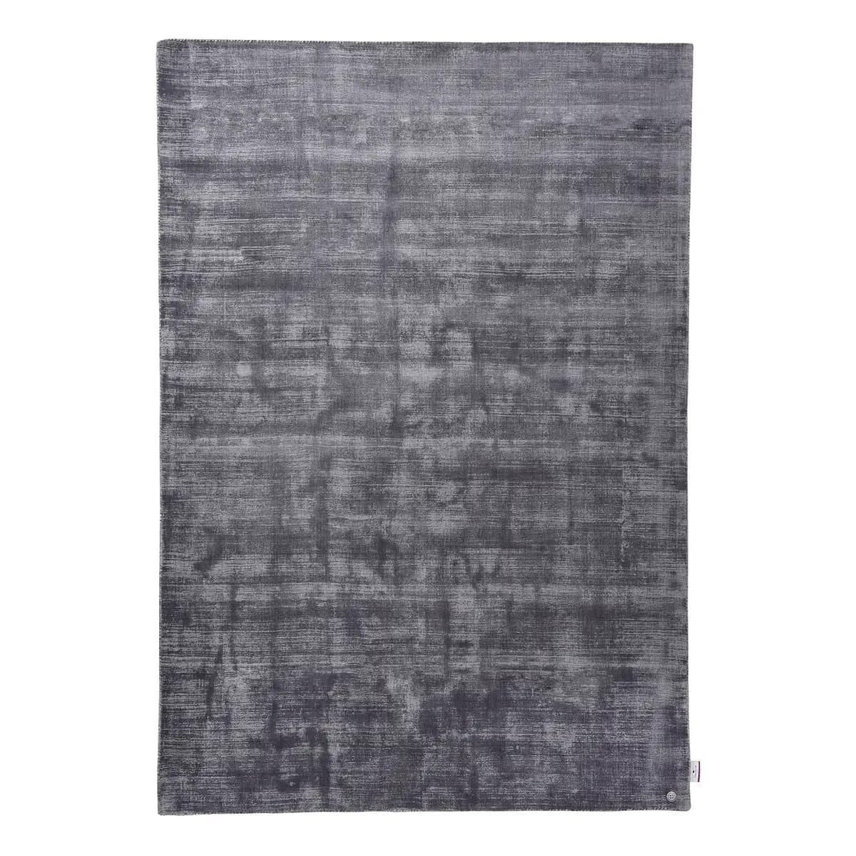 Kurzflorteppich Shine Grau/Anthrazit 140 x 200cm | Grau