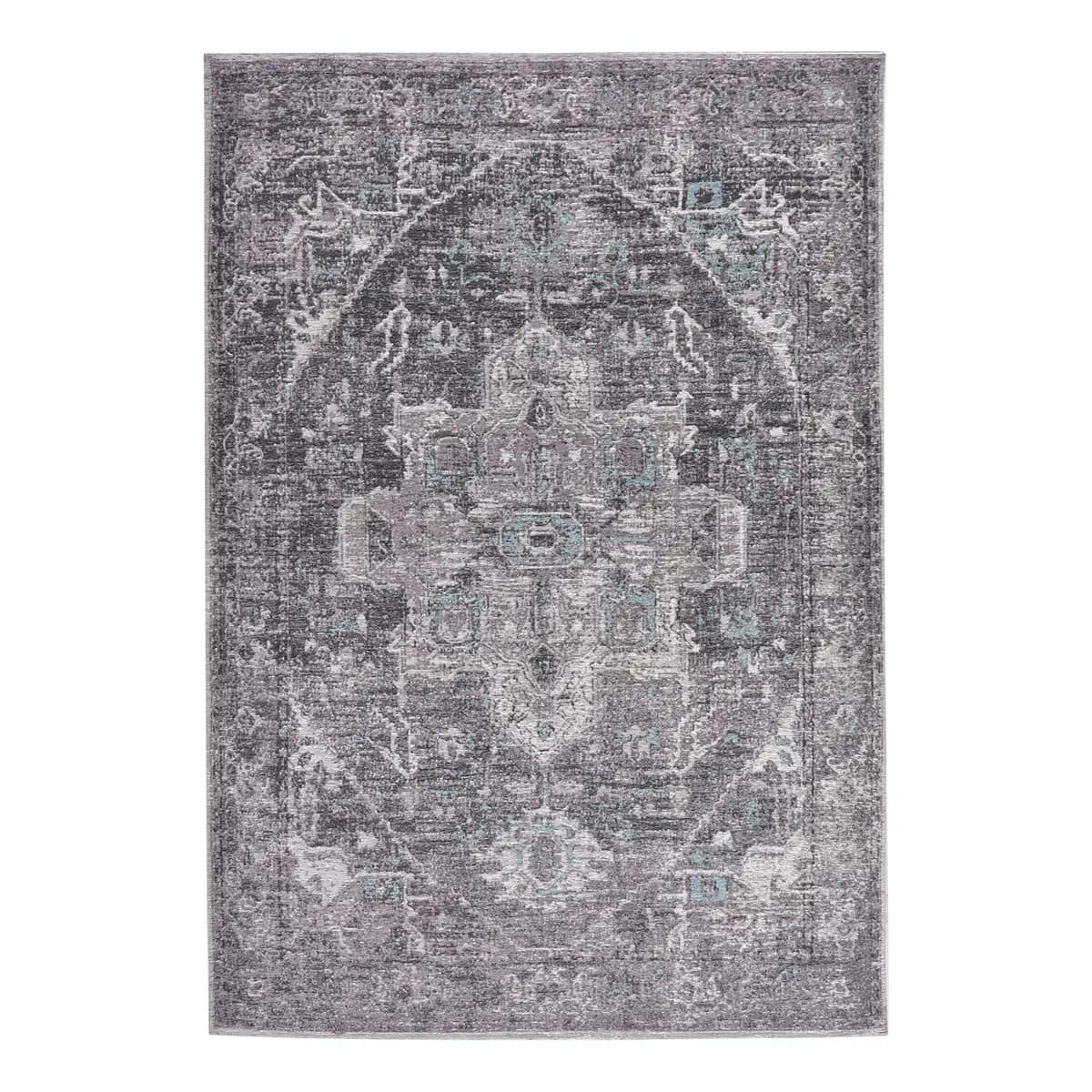 Kurzflorteppich Funky Orient Tabriz Grau 115 x 180cm | Grau