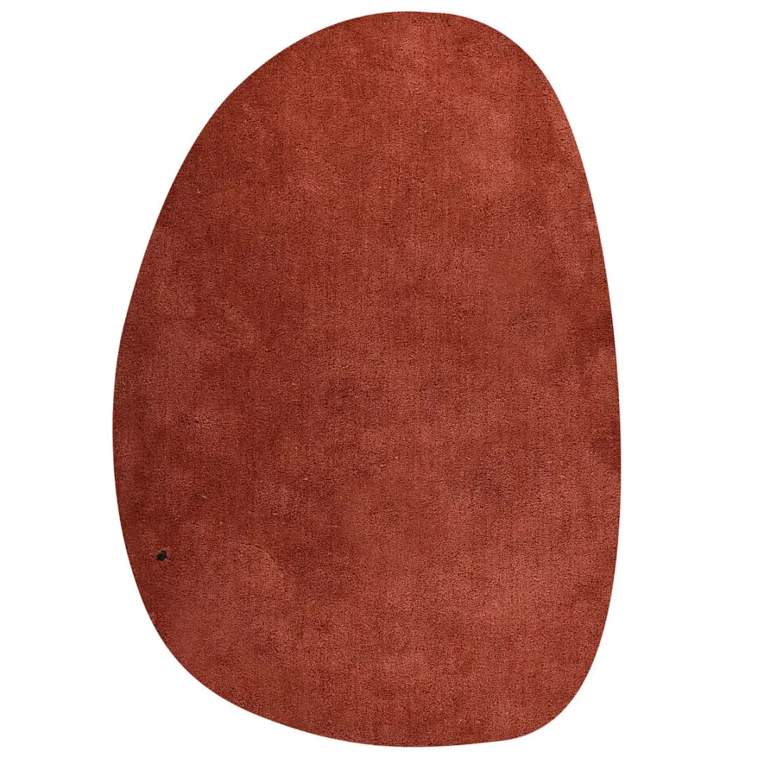 Hochflorteppich Cozy Uni Pebble | Braun