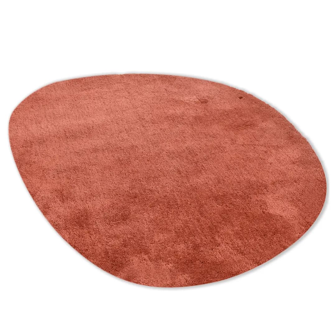 Hochflorteppich Cozy Uni Pebble | Braun