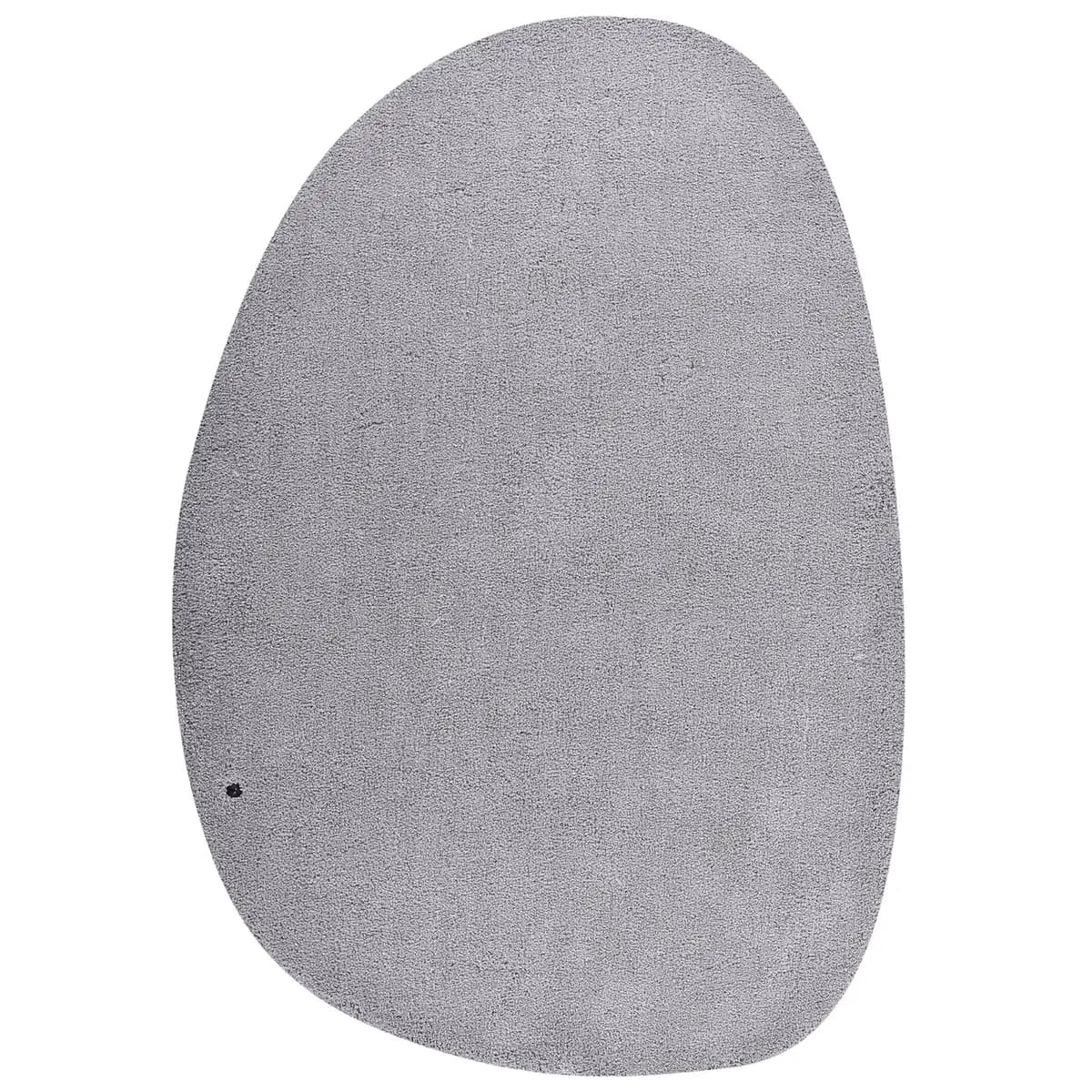 Hochflor-Teppich Cozy Uni Pebble | Grau