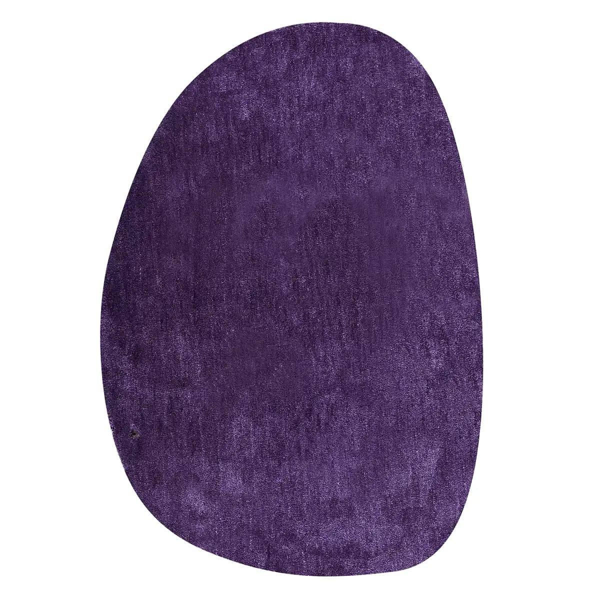 Hochflorteppich Cozy Uni Pebble | Lila