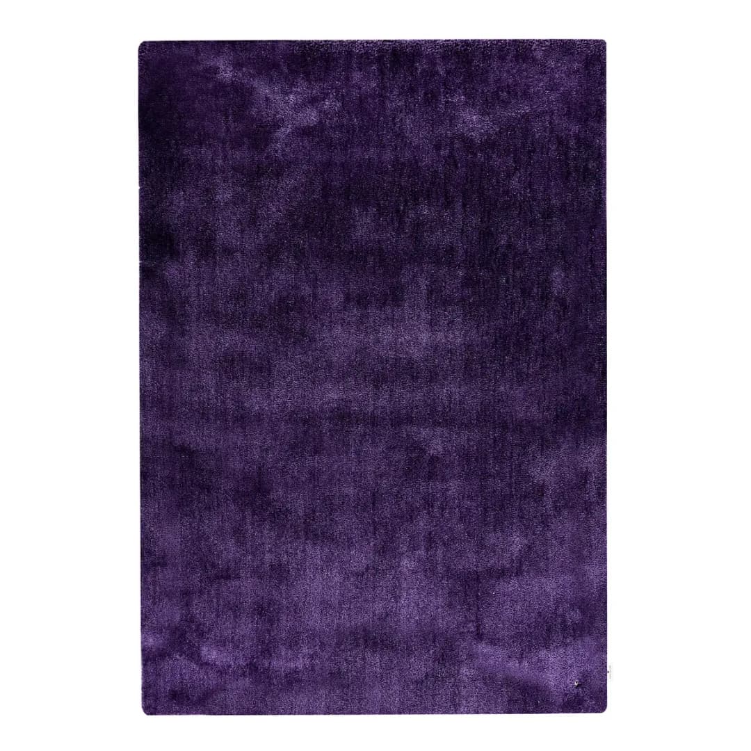 Hochflorteppich Cozy Uni | Lila