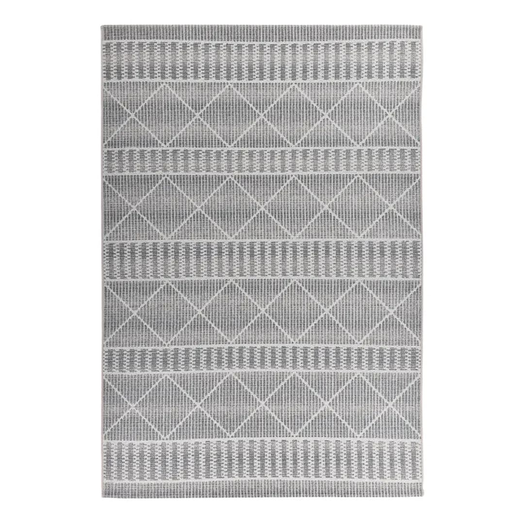 Outdoorteppich Funky Geometric Beige/Beige Webstoff 60 x 100cm