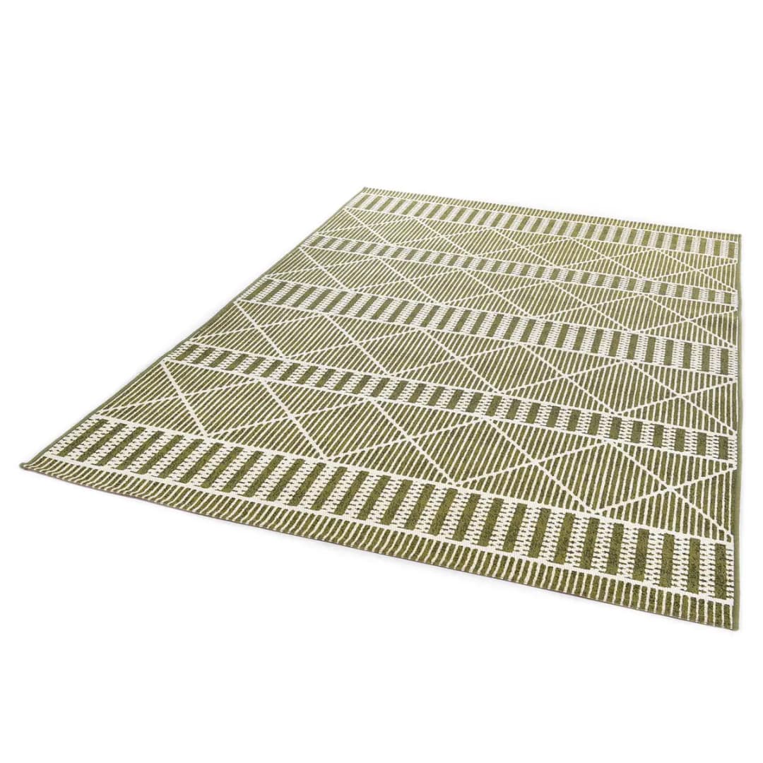 Outdoorteppich Funky Geometric Grün/Grün | Grün