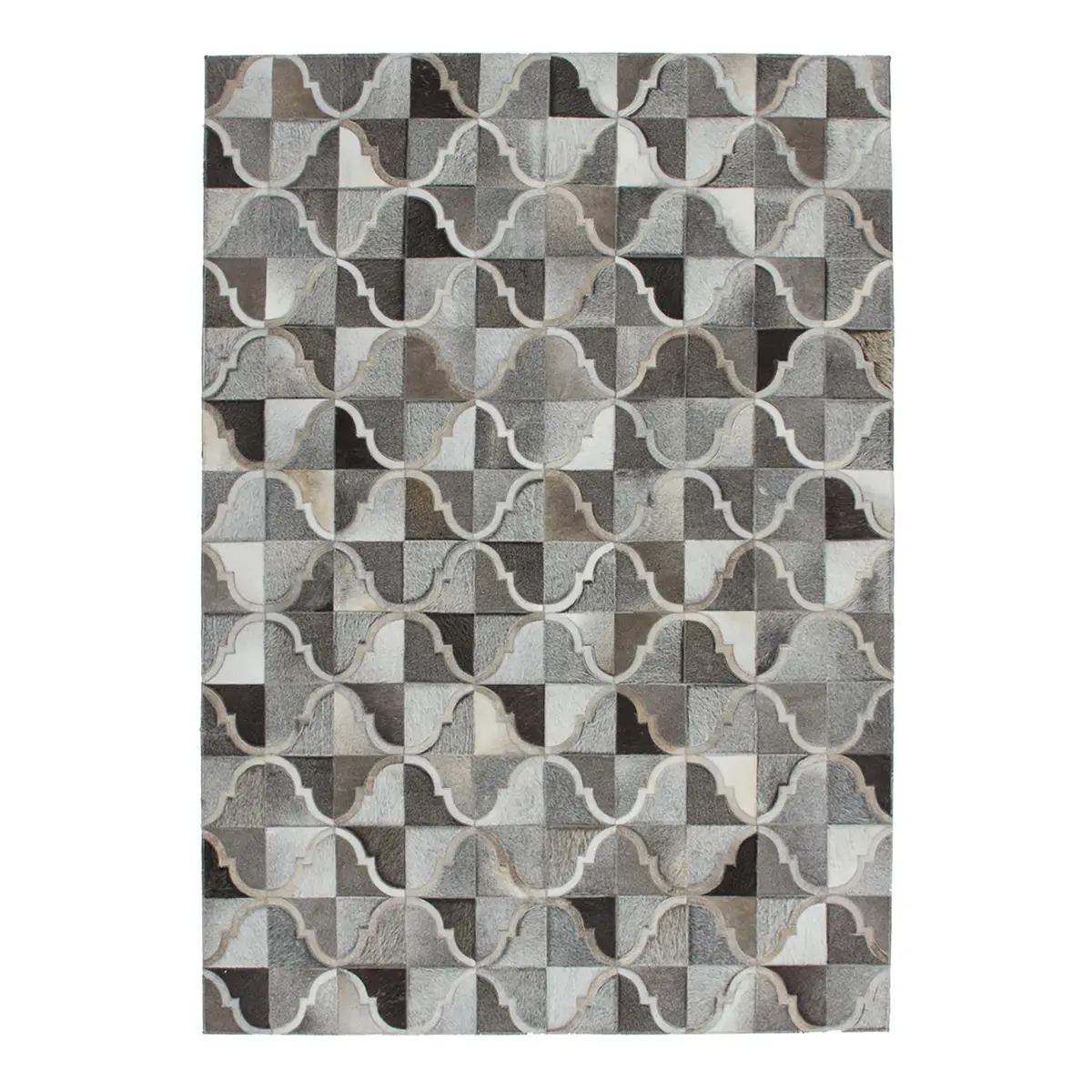 Kurzflorteppich Lavish 310 Grau/Grau 80 x 150cm Leder | Grau