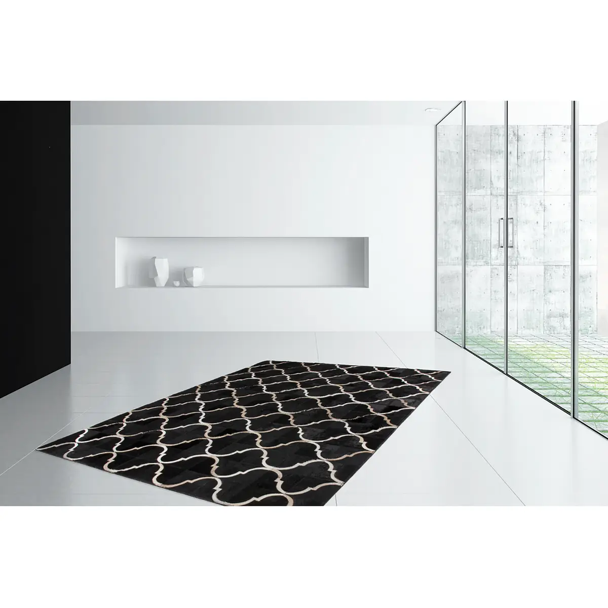 Kurzflorteppich Lavish 310 | Schwarz