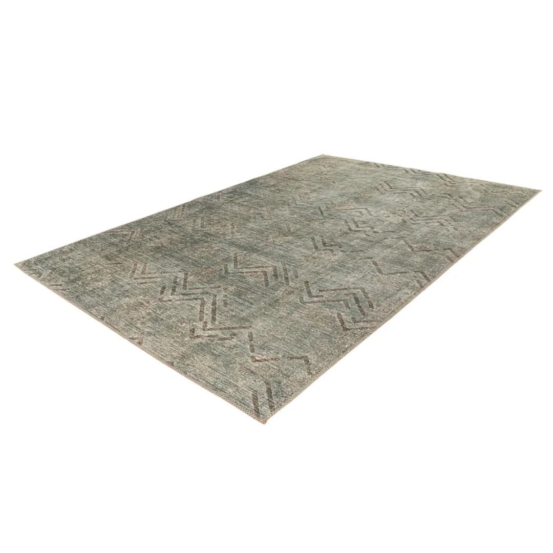 Kurzflorteppich Antique 325 Grün/Khaki 120 x 180cm | Grün