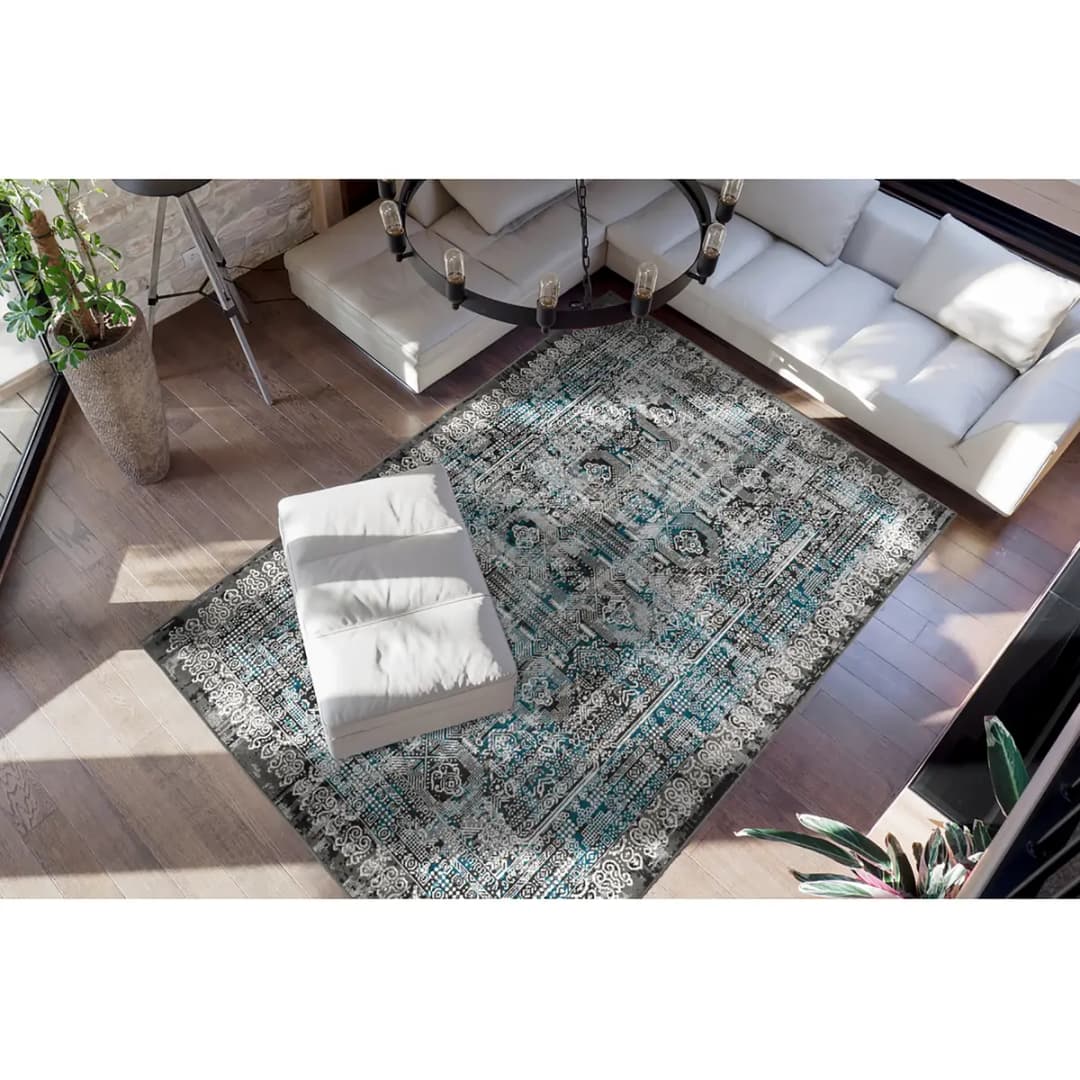 Kurzflorteppich Ariya 525 | Blau