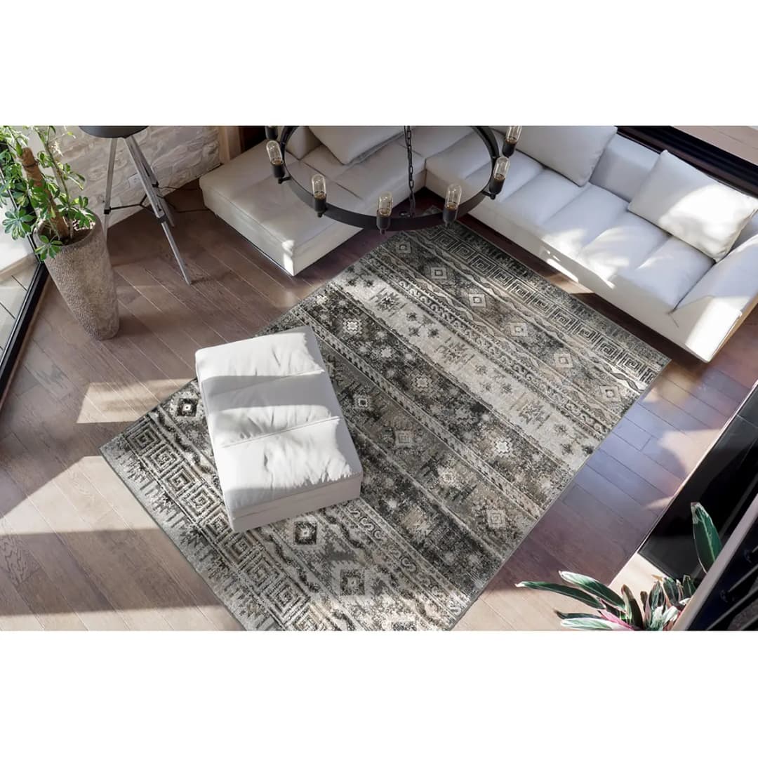 Kurzflorteppich Ariya 325 | Grau