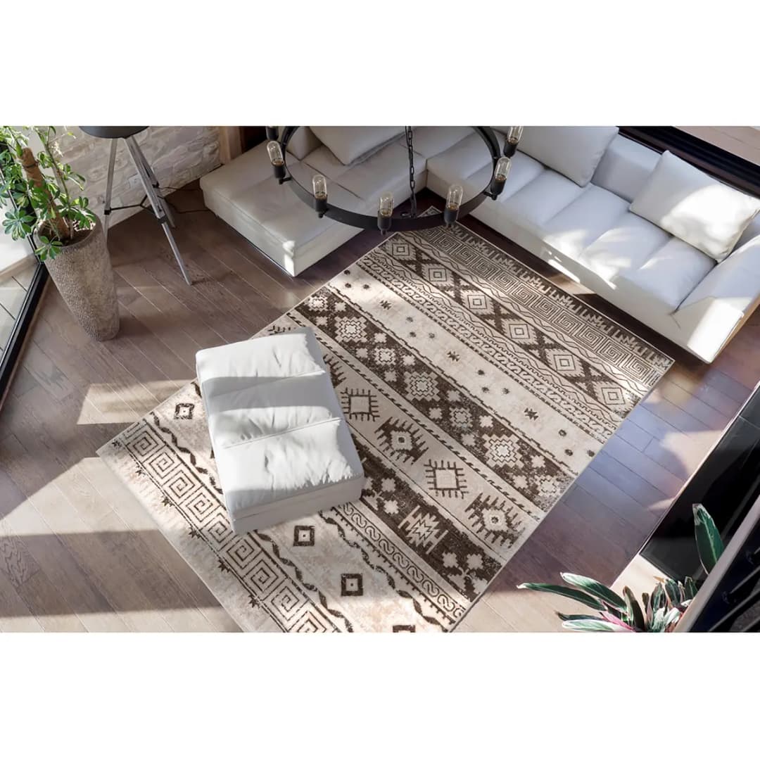 Kurzflorteppich Ariya 325 | Braun