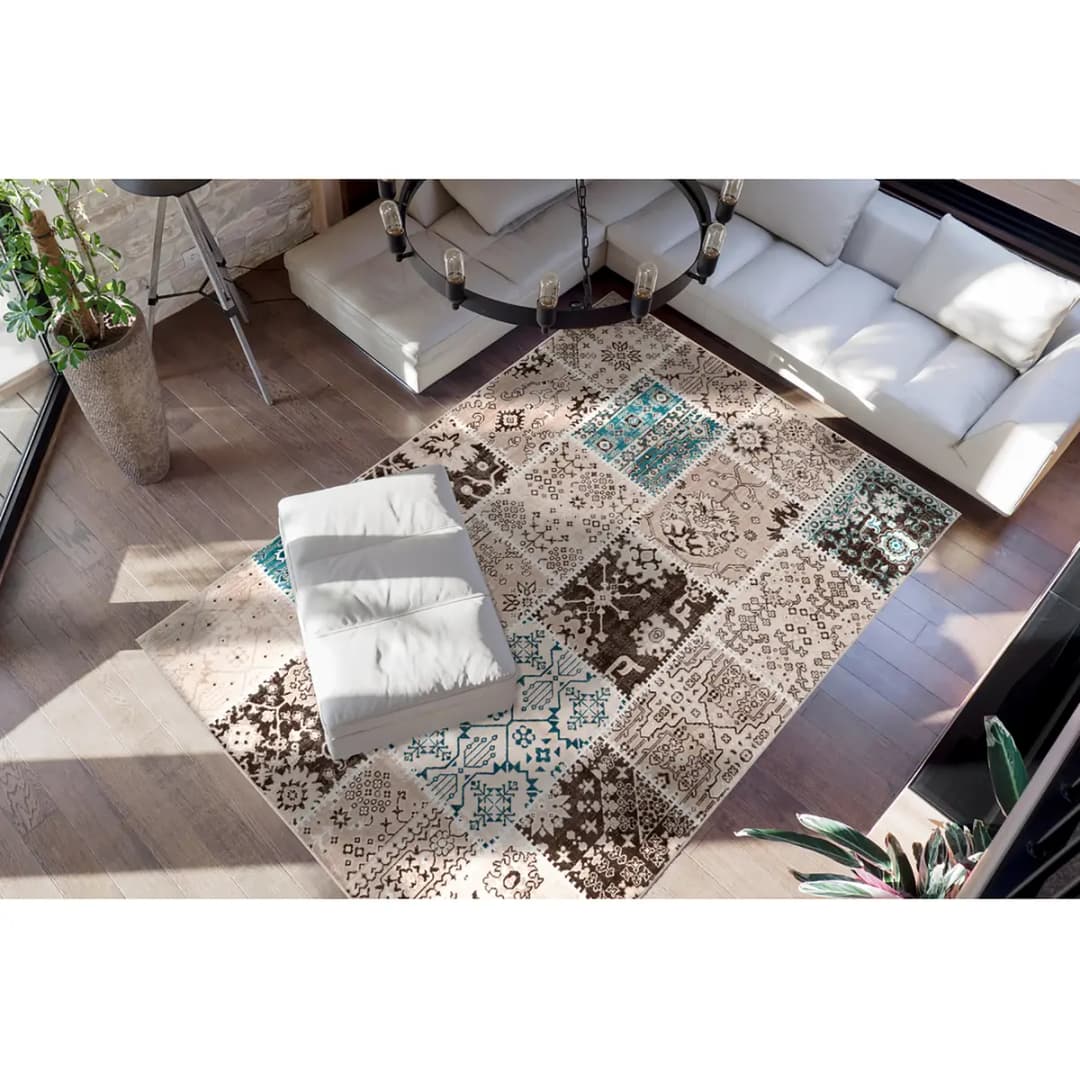 Kurzflorteppich Ariya 425 | Braun