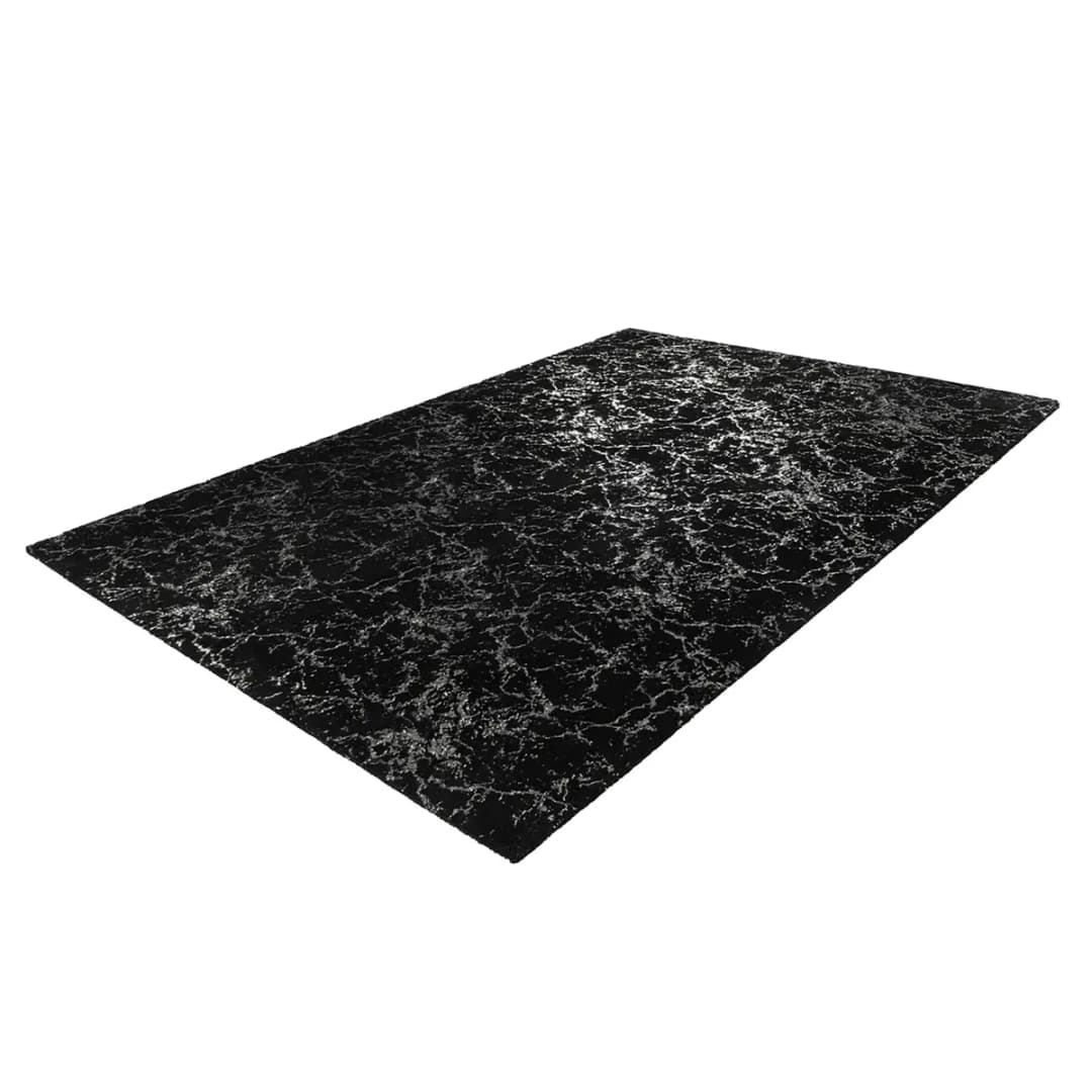Hochflorteppich Bijou | Schwarz
