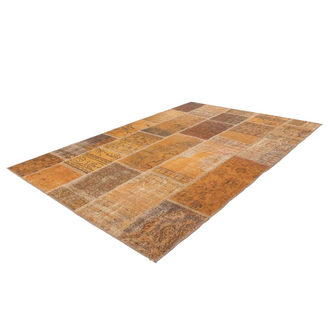 Kurzflorteppich Faye 525 Gold 110 x 180cm Webstoff | Gold