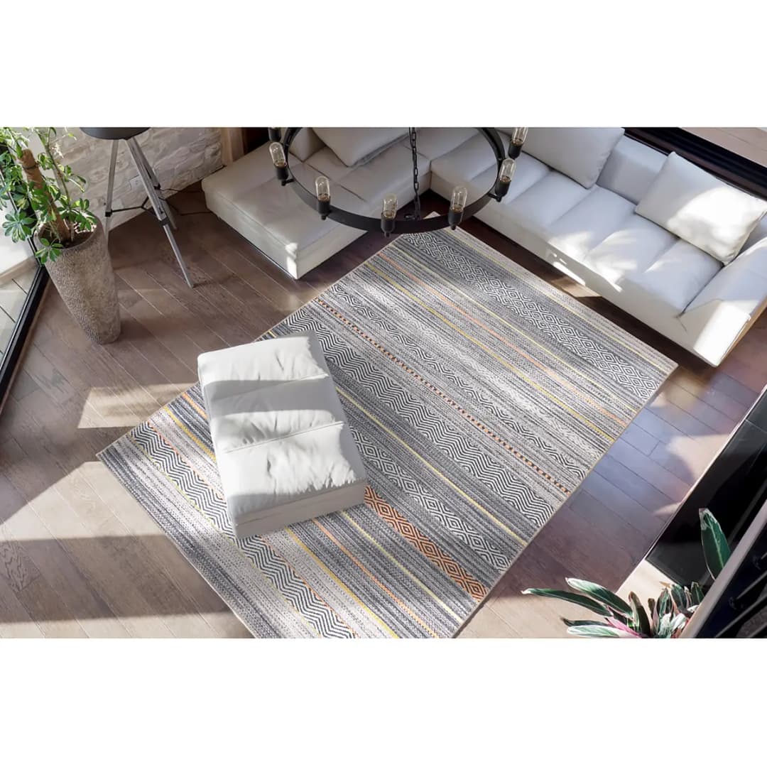 Kurzflorteppich Faye 1125 Multicolor | Mehrfarbig