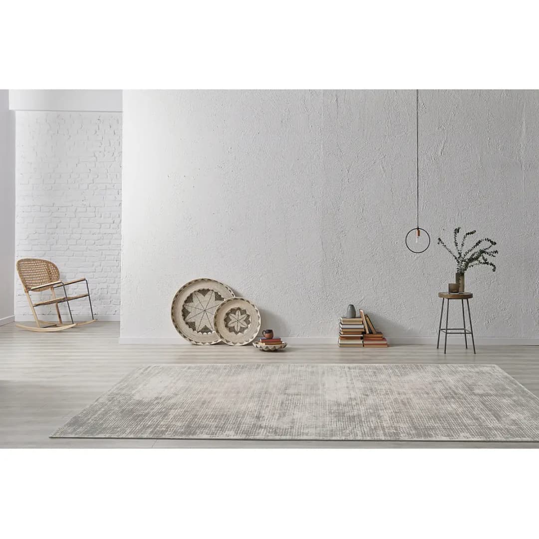 Kurzflorteppich Bridget 125 Silber/Silber 200 x 290cm | Silber