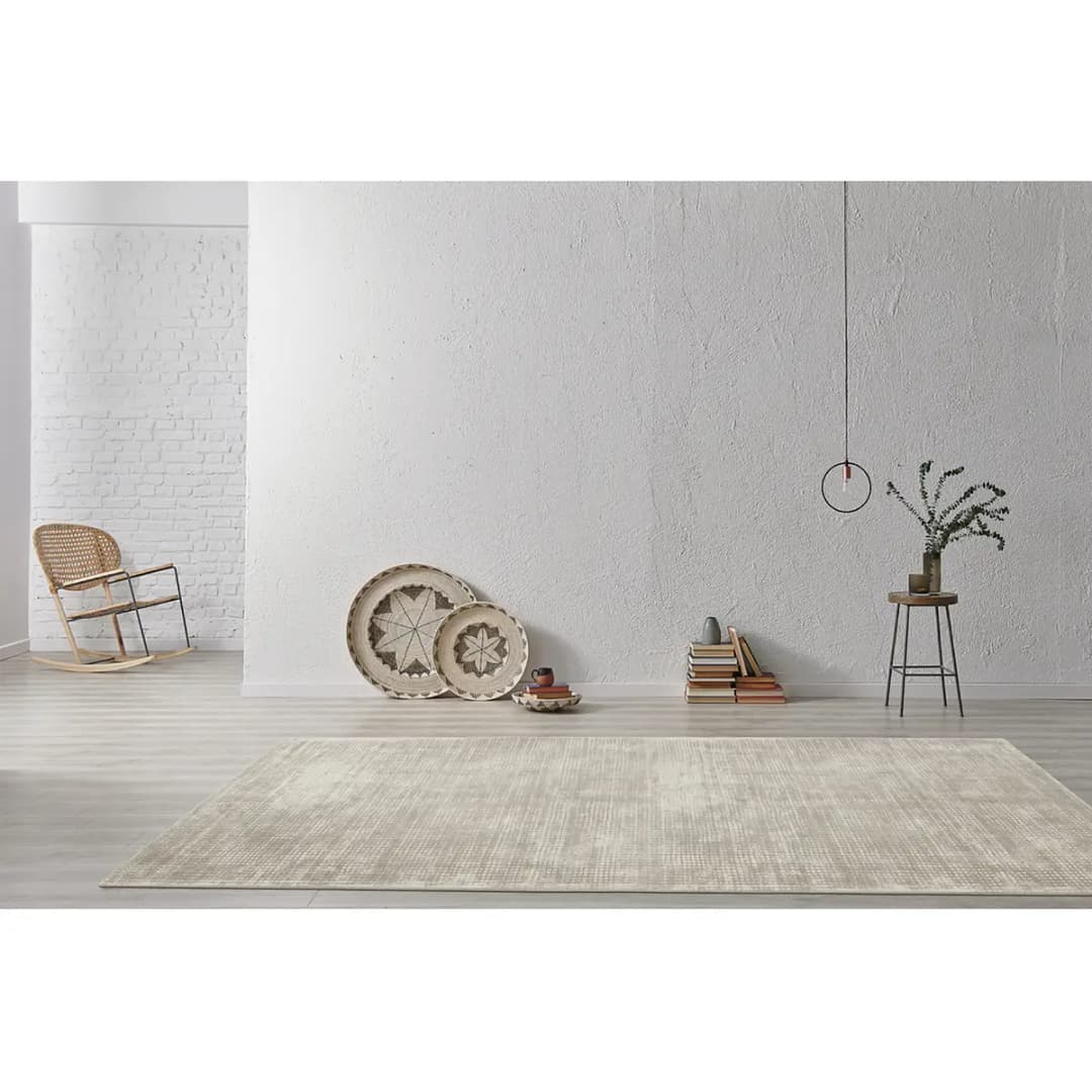 Kurzflorteppich Bridget 125 Weiß/Creme 80 x 150cm | Weiß